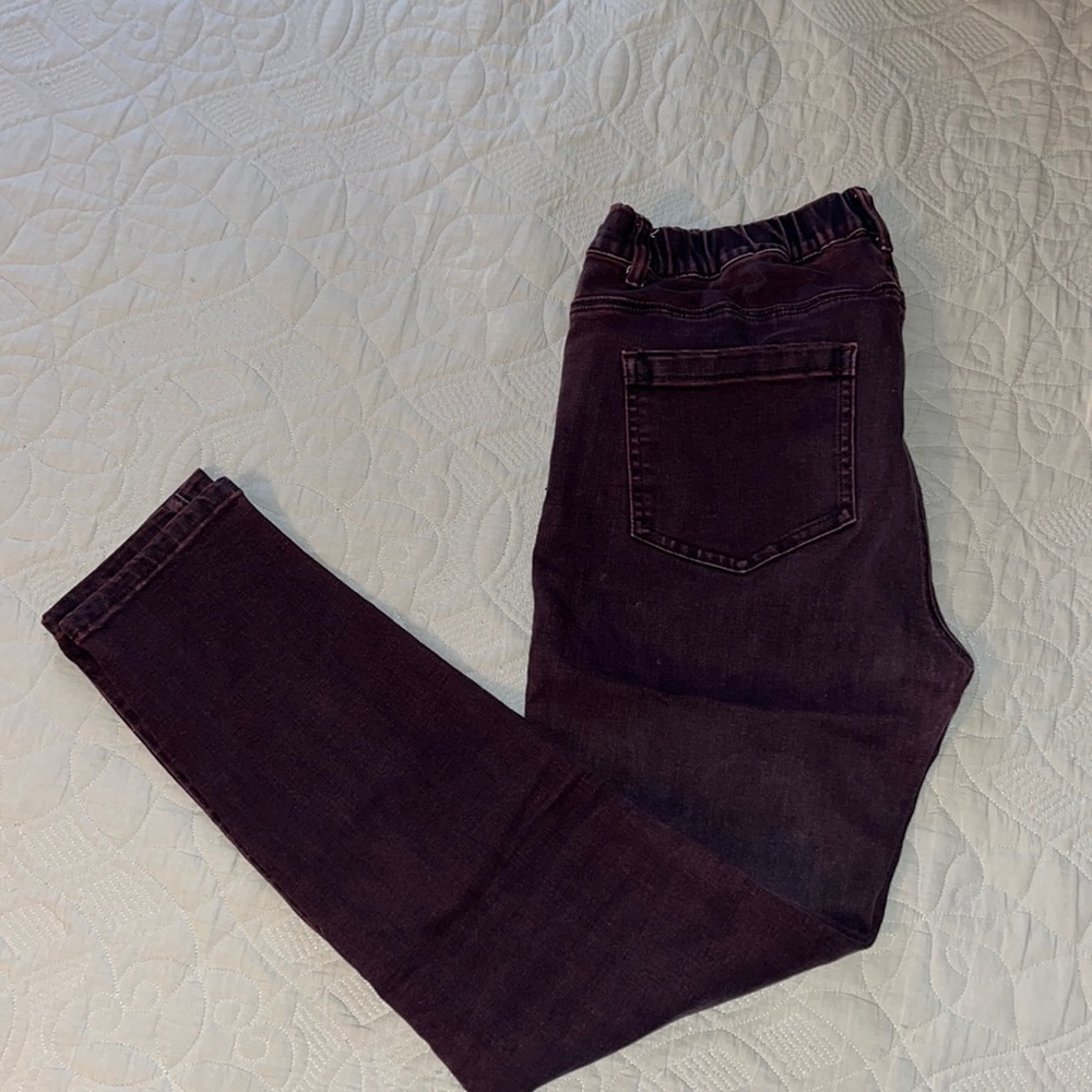 Grace & Lace Wine Jeggings sz L